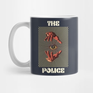 Hand Eyes The Police Mug